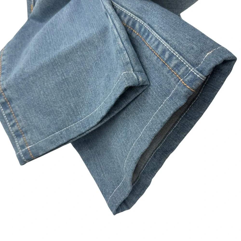True Religion Brand Jeans Mens Size 36 Straight Leg Blue Denim Classic U‎ Logo